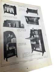 Art Deco Amsterdamse School Drop-Leaf Desk by Willem Penaat for Metz & Co.